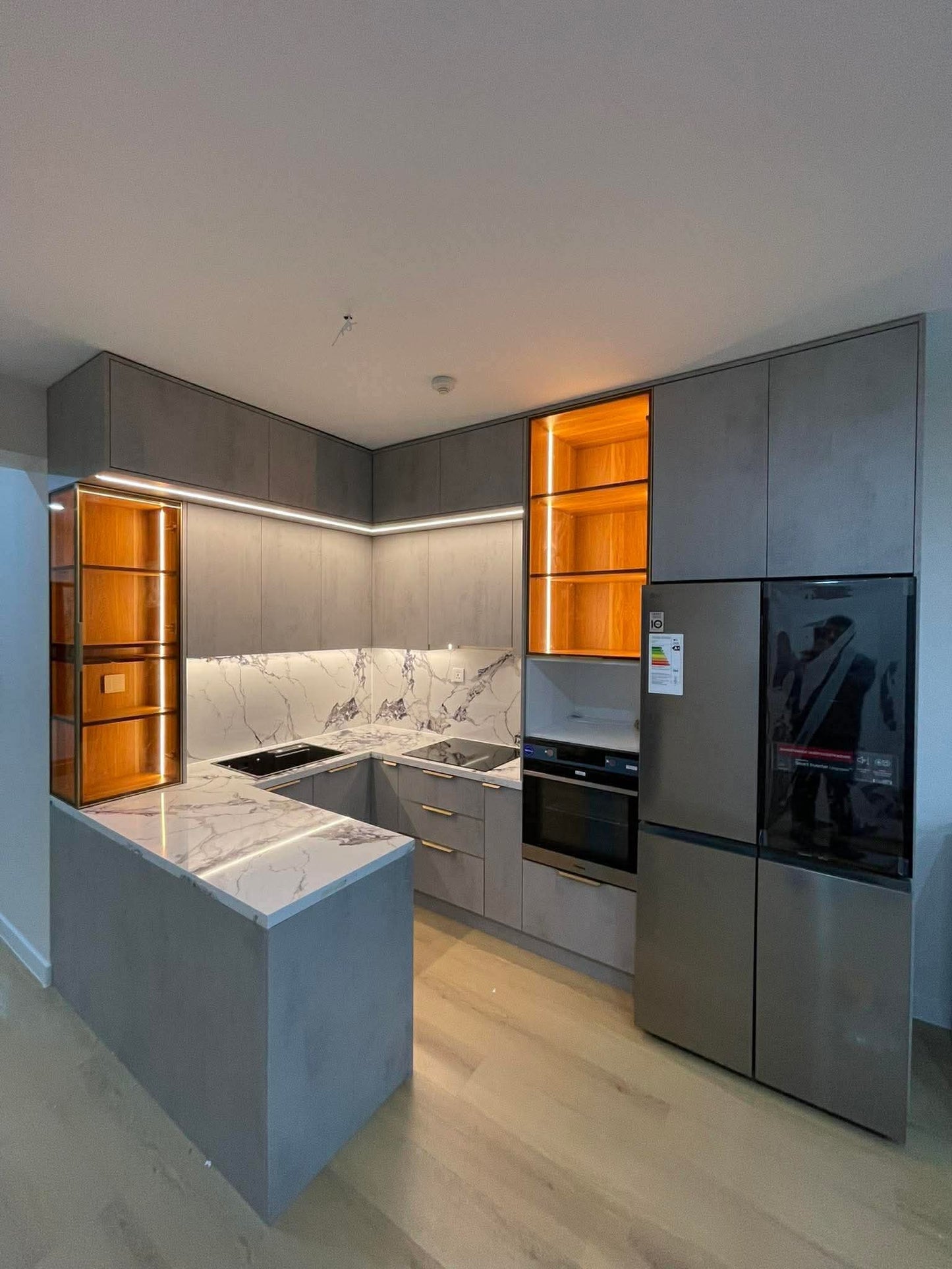 Diseños de cocinas con dobles fondos