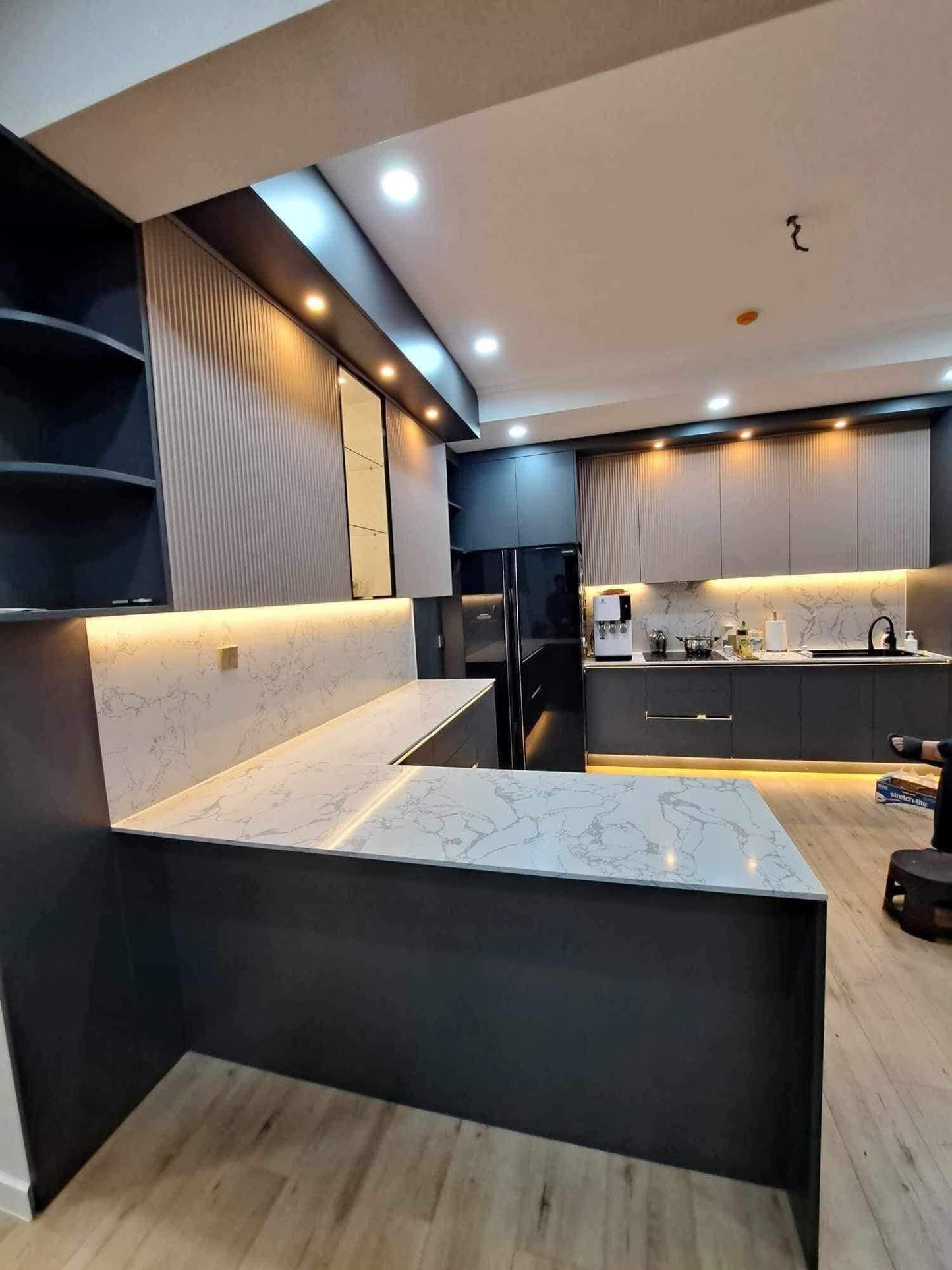 Diseños de cocinas con dobles fondos