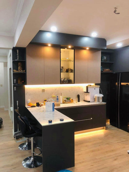 Diseños de cocinas con dobles fondos